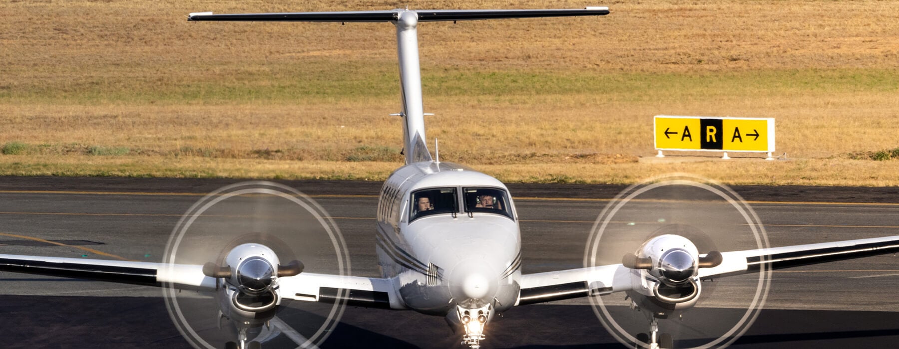 Aircraft taking off