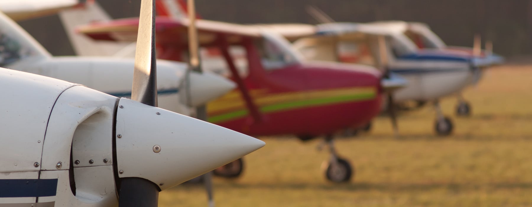Row of Planes Upclose
